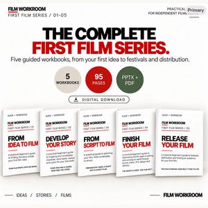 Komplett arbetsbok för den första filmserien, manusförfattande till festivalplanerare (digital nedladdning)