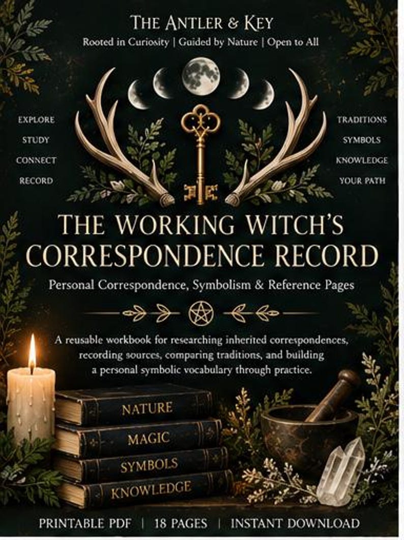 The Working Witch's Correspondence Record