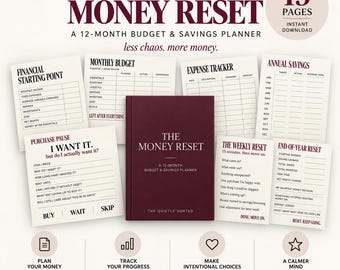 Norwegian Budget Planner | 12 Month Budget & Savings Tracker | Printable Digital PDF