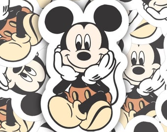 Mickey Mouse | vinyl sticker | Cute Mickey | Water bottle, laptop, notebook sticker | Waterproof sticker