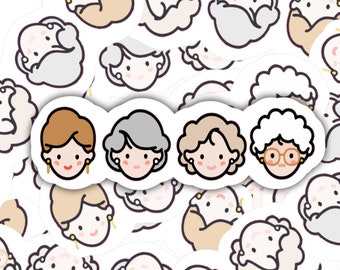 Golden Girls | vinyl sticker | Friends | Water bottle, laptop, notebook sticker | Waterproof sticker