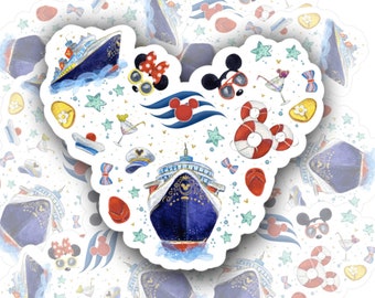 Magical Cruise | vinyl sticker | Disney Inspired | Water bottle, laptop, notebook sticker | Waterproof sticker