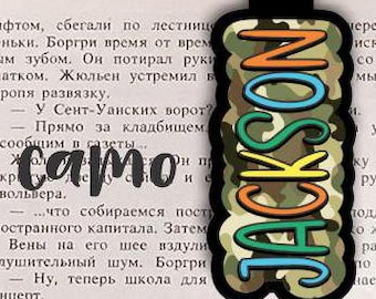 Personalized Vinyl Bookmark | Book Lover | FULL Magnetic Bookmark | Books, Notebooks, Journaling, etc.