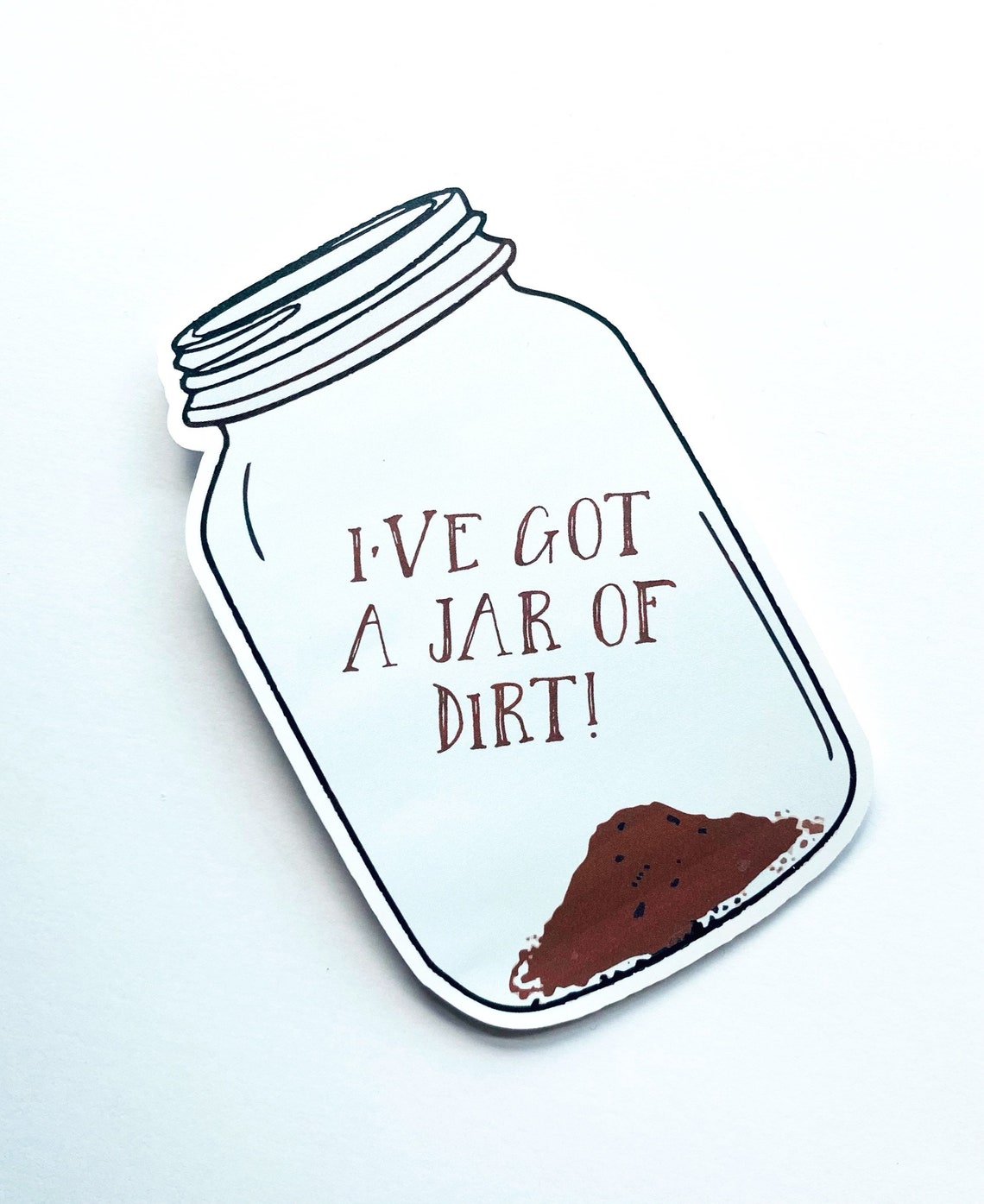 Ive Got a Jar of Dirt Vinyl Sticker Johnny DEPP Water Etsy