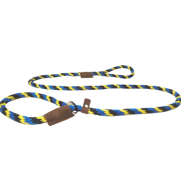 Warner Sporting Braided Rope Classic British slip dog leash 6 ft.   MADE IN USA