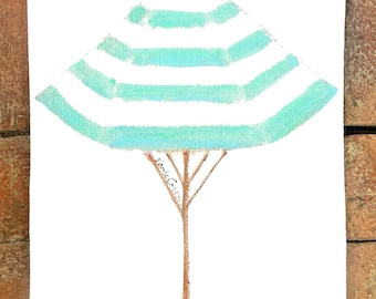 Beach Umbrella #90221 Flour Sack Kitchen Towel