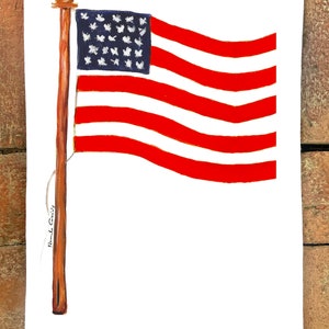 America #9052  Flour Sack Kitchen Towel