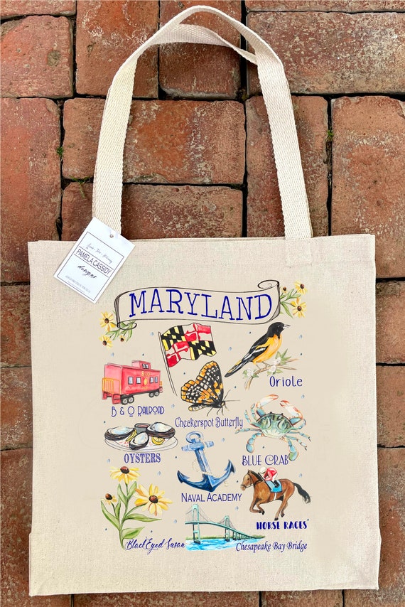 Maryland Flag / Drawstring Tailgater Bag | Route One Apparel