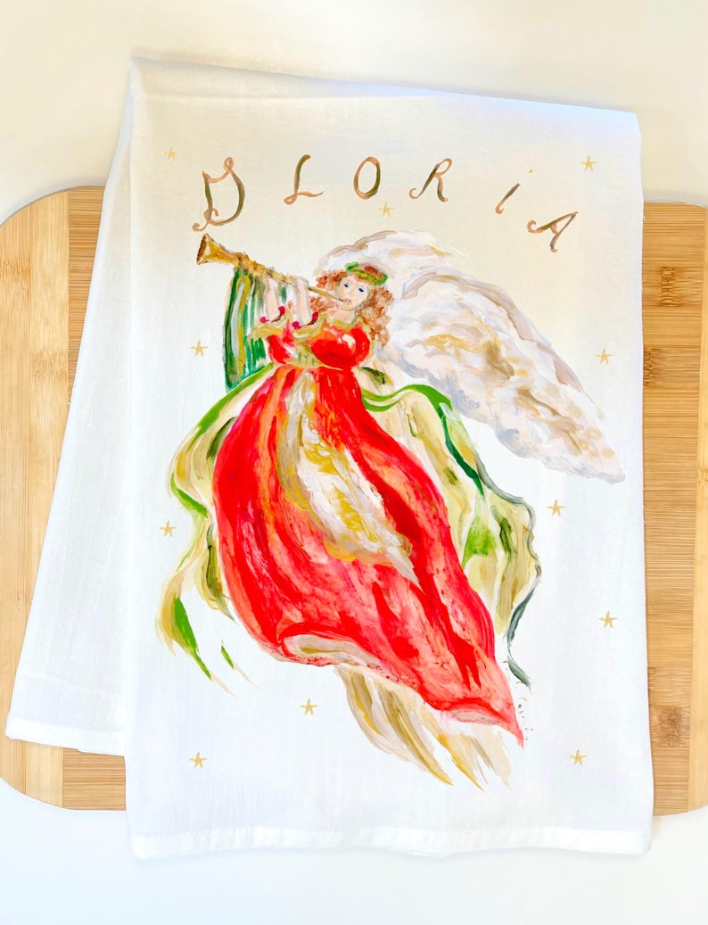 Angel's Song #3052 Flour Sack Kitchen Towel afbeelding 1