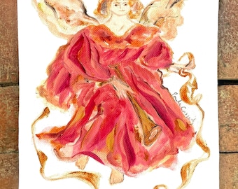 Alleluia Angel Pink #60301 Flour Sack Kitchen Towel