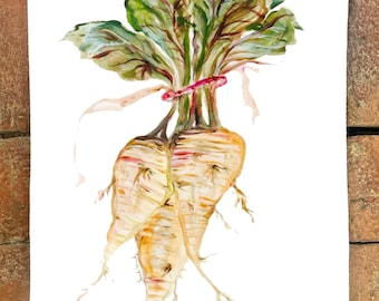 Parsnips #90422 Flour Sack Kitchen Towel