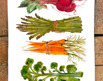 Veggies #2079 Flour Sack Kitchen Towel