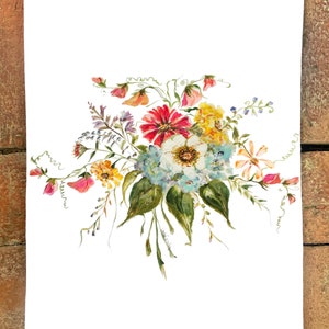 Sweet Pea  #8072  Flour Sack Kitchen Towel