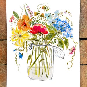 English Garden #3019 Flour Sack Kitchen Towel