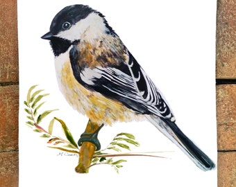 Chickadee #4075 Flour Sack Kitchen Towel
