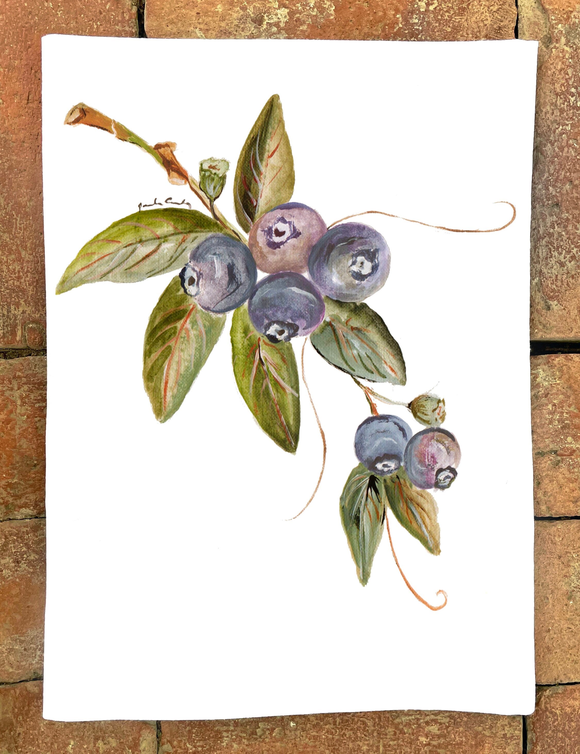 Blueberries Tea Towel – ShopHazelmade