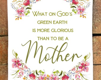 Glorious Mother #155  Flour Sack Kitchen Towel