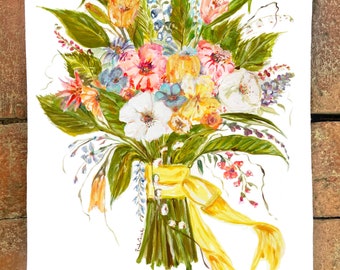 Spring Fever #8028  Flour Sack Kitchen Towel