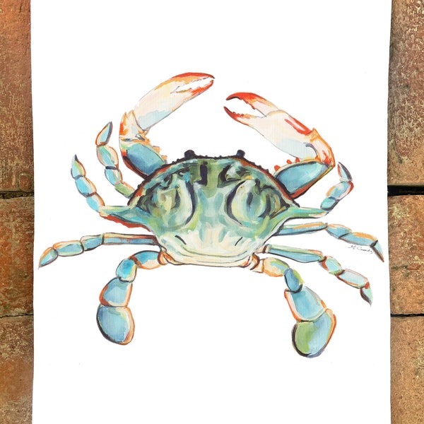 Ol' Bay Crab #8042  Flour Sack Kitchen Towel