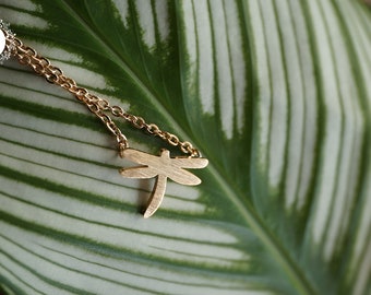 dragonfly necklace silver, women dragonfly necklace, sterling silver dragonfly necklace, dragonfly charm necklace, dragonfly gold necklace