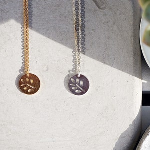 silver branch necklace, gold branch necklace, olive branch necklace, gold leaf necklace, leaf necklace, gold necklace, leaf pendant, gift