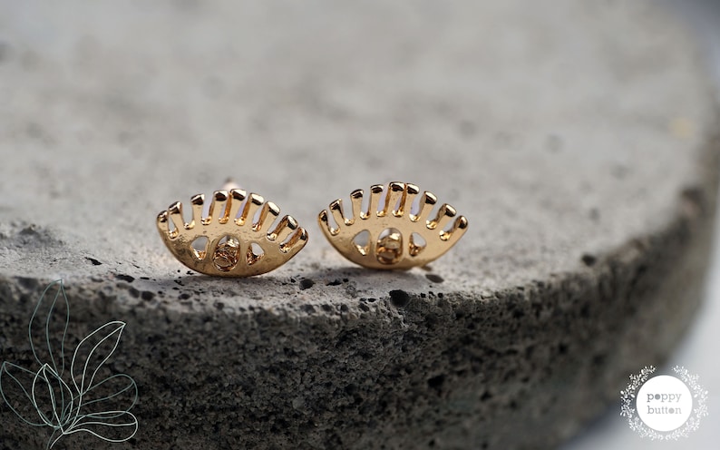 earrings evil eye earrings gold evil eye gift for her cute earrings, dainty earrings Evil eye earrings tiny stud earrings