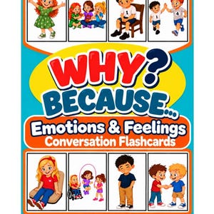 Cartes de conversation sur les sentiments et les émotions | Apprentissage socio-émotionnel | Activité d'orthophonie | Ressources imprimables pour la maternelle