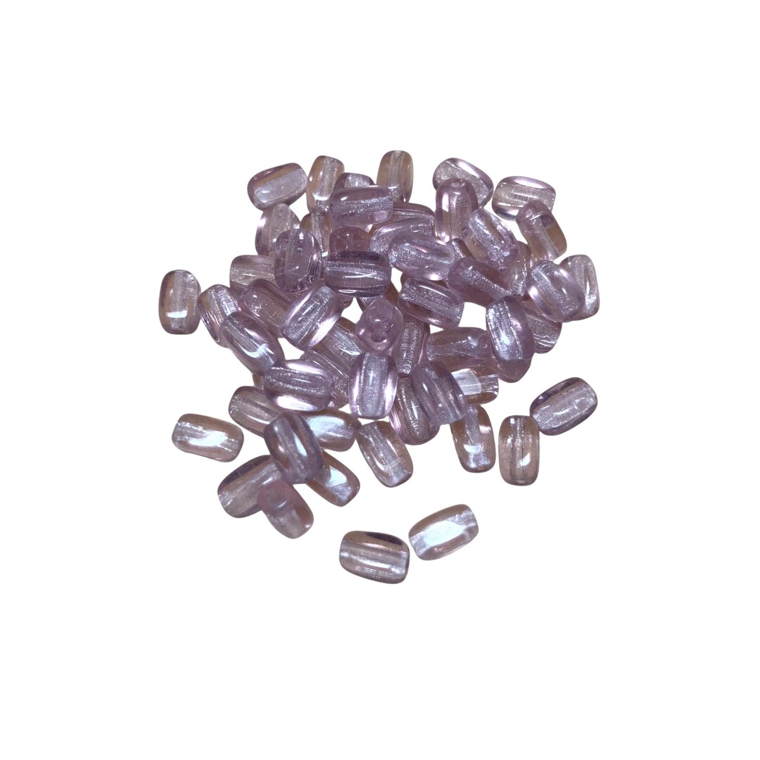 Light Amethyst - Rice Beads - Etsy