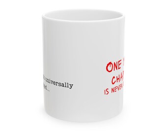 Taza "Un capítulo más nunca es un capítulo más", taza divertida para lectores, regalo para amantes de los libros, taza de café para amantes de la lectura.