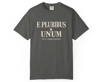 Camiseta E Pluribus Unum / Camiseta con lema patriótico, Vintage Americana