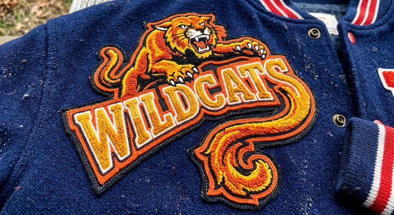 Custom Chenille Patches – Personalized Letter Patches, Varsity Jacket ...