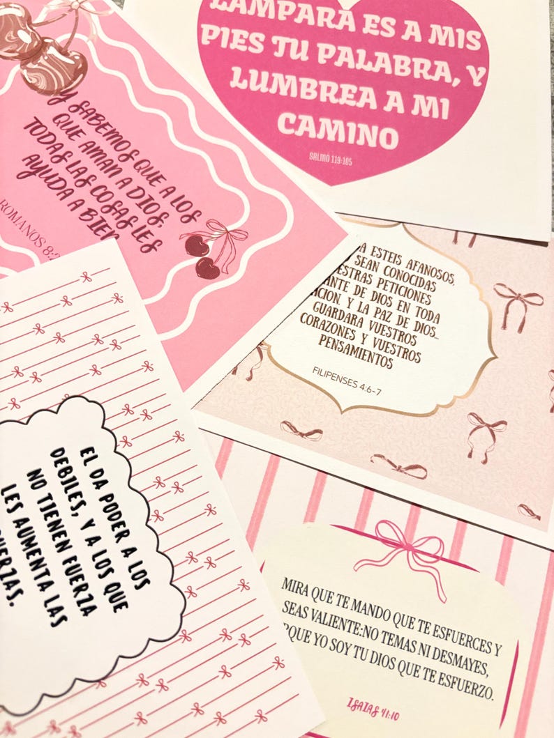Textos Con R 12 Tarjetas con versículos de la Biblia para mujeres de 4x6 - Etsy España