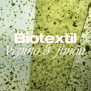 Biotextil de Pepino con Limón | Receta de Bioplástico Natural | DIY Bio-Material Recipe | Digital PDF