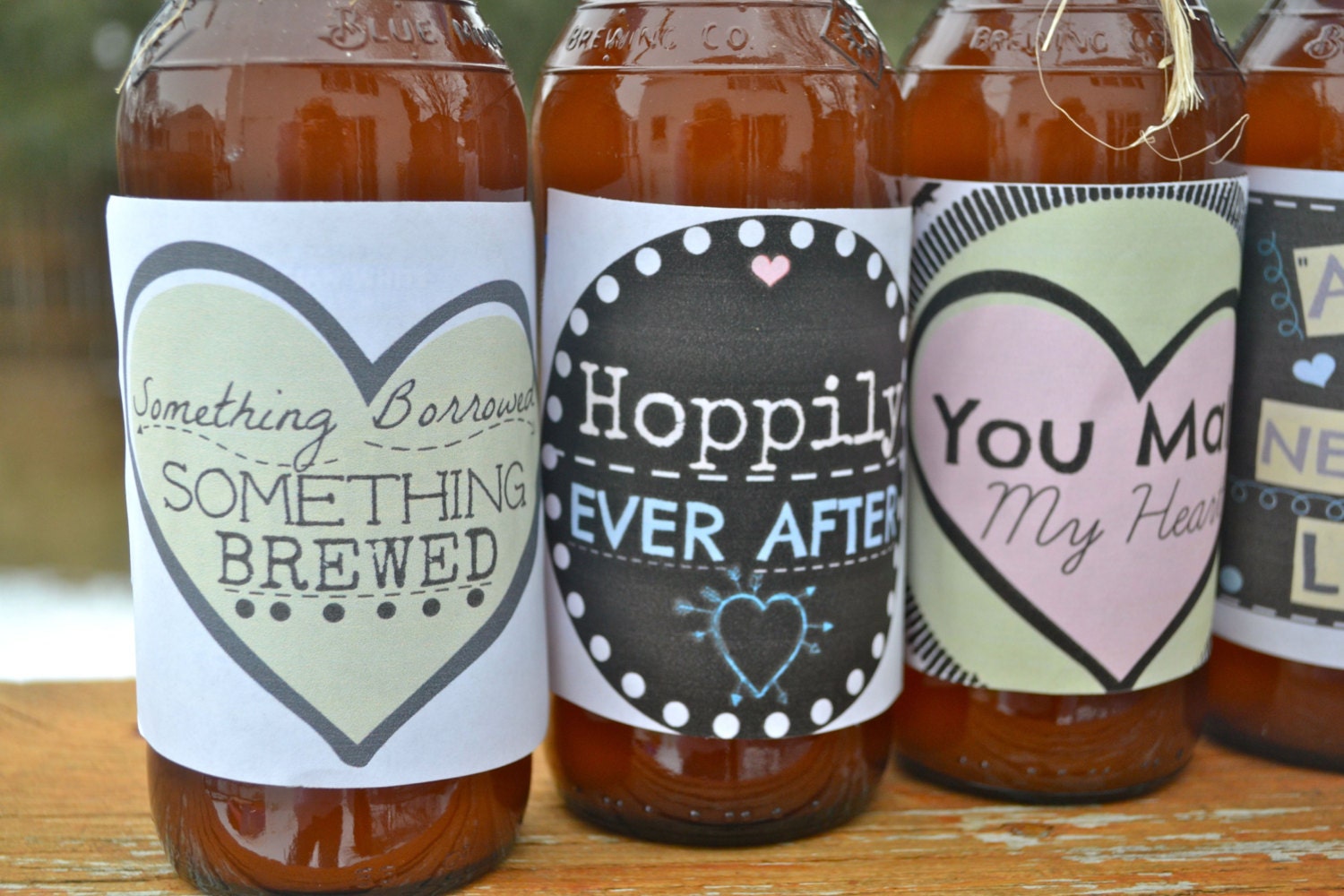 Wedding beer labels PDF Etsy