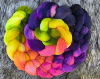 Neon Dreams Hand-Dyed Rambouillet