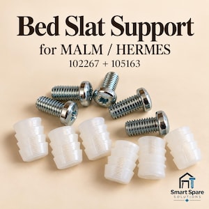 IKEA MALM HEMNES Bed Slat Support Replacement Kit | Sleeves & Screws 105163 | 102267