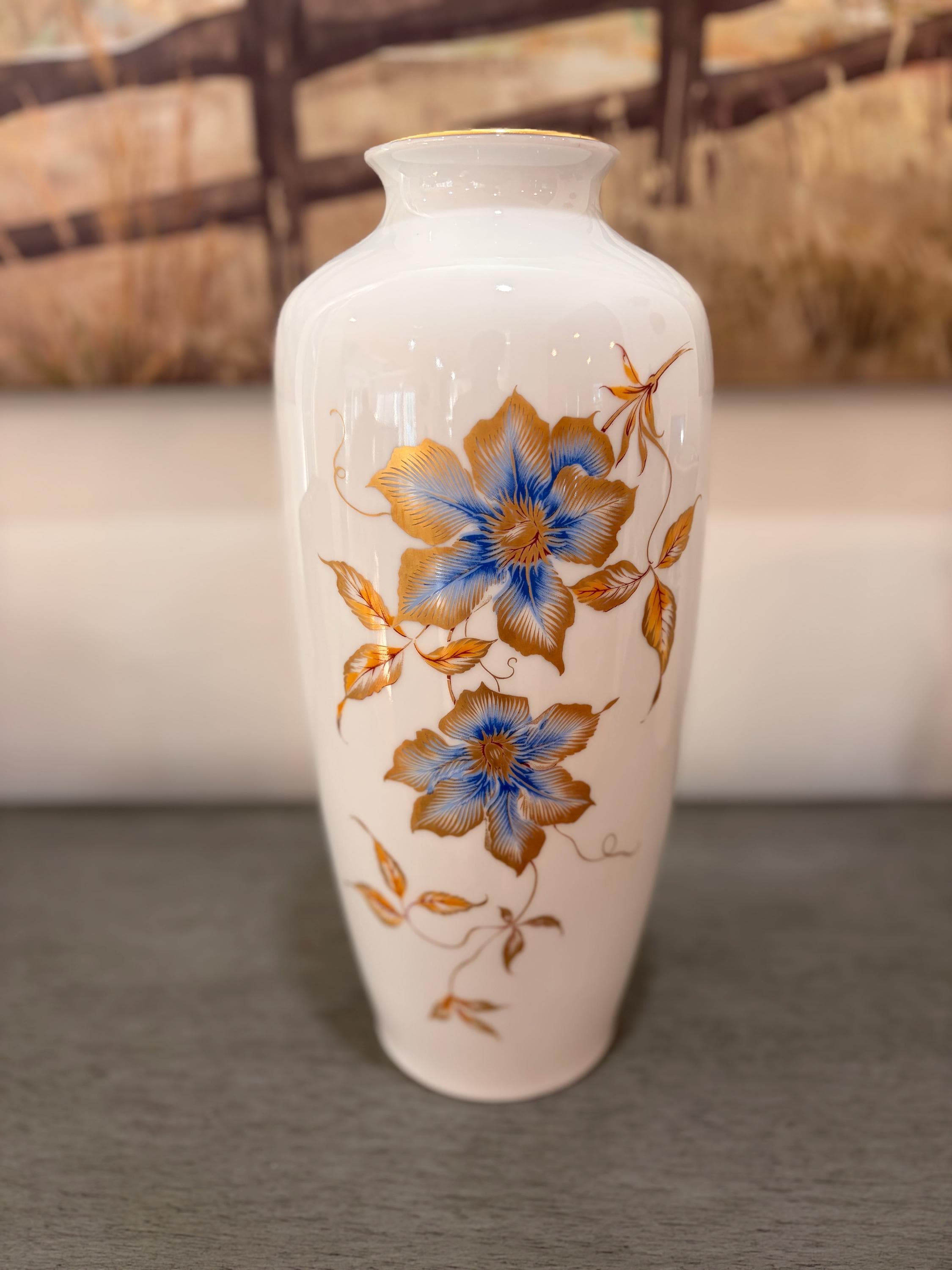 Large Vintage German Vase - Etsy