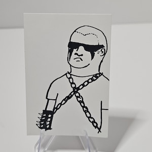 War metal Bobby Hill Sticker