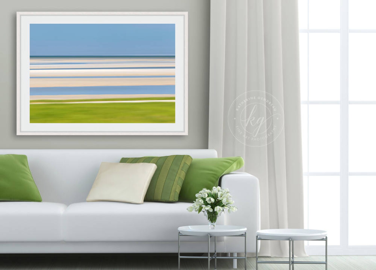 Framed Art Abstract Beach Art Coastal Decor Nautical Decor Etsy