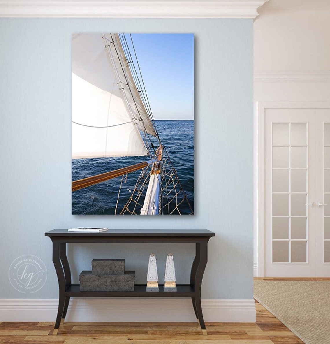 Nautical Decor Large Canvas Wall Art Boat Photography Etsy