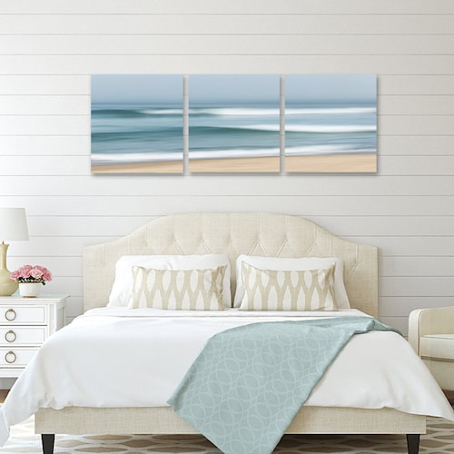 Large Abstract Seascape Canvas Wall Art Ocean Photo Etsy