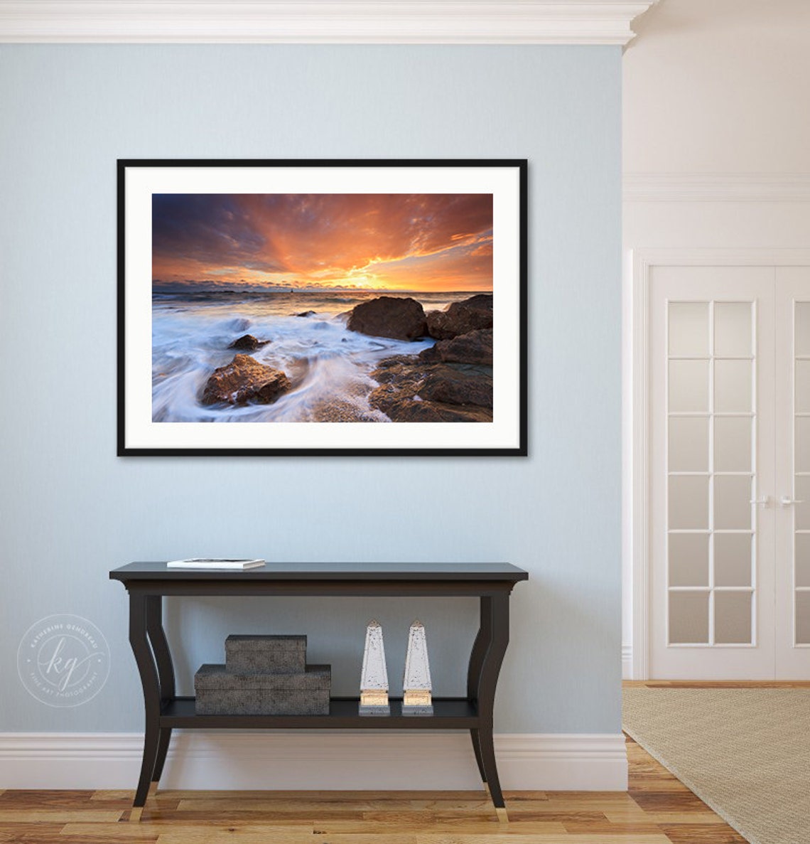 Framed Art Ocean Photography Beach Sunset Photo Little Etsy