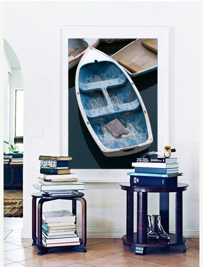 Framed Wall Art Nautical Artwork Boat Photography Bar Harbor Etsy