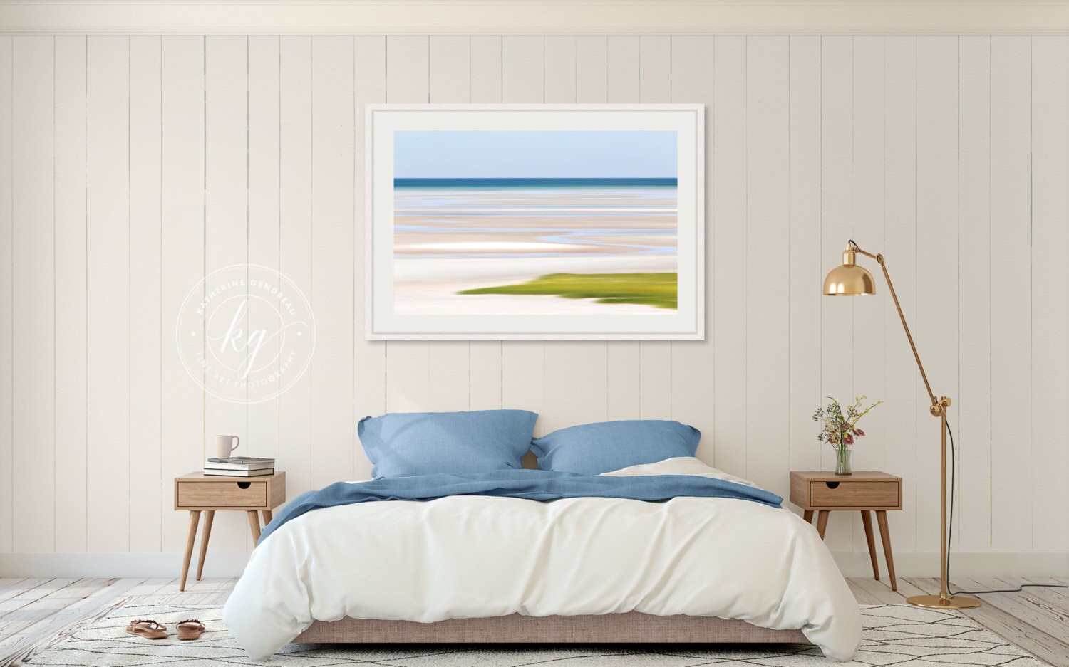 Framed Wall Art Abstract Beach Coastal Nautical Decor Etsy