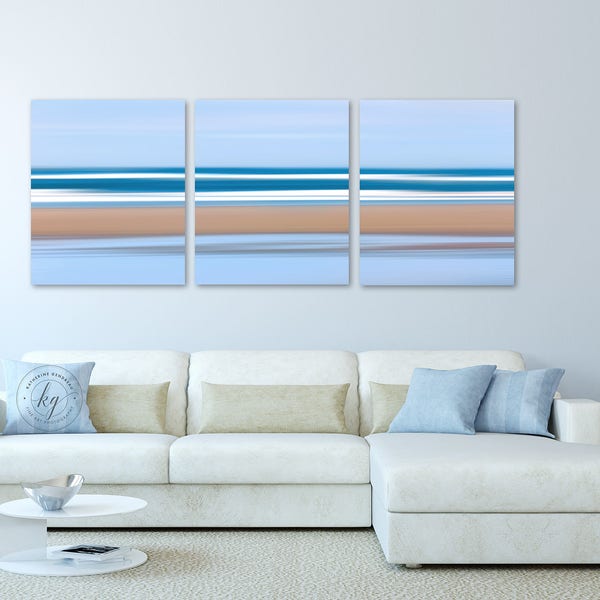 Abstract Beach Art Etsy