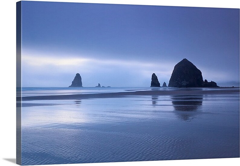 Large Canvas Wall Art Beach Decor Cannon Beach Photography Etsy