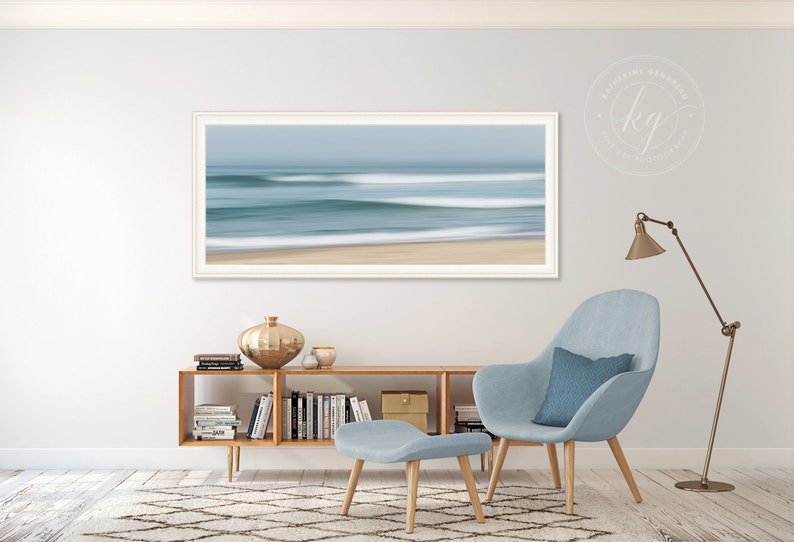 Framed Ocean Beach Artwork Coastal Seascape Photography Etsy