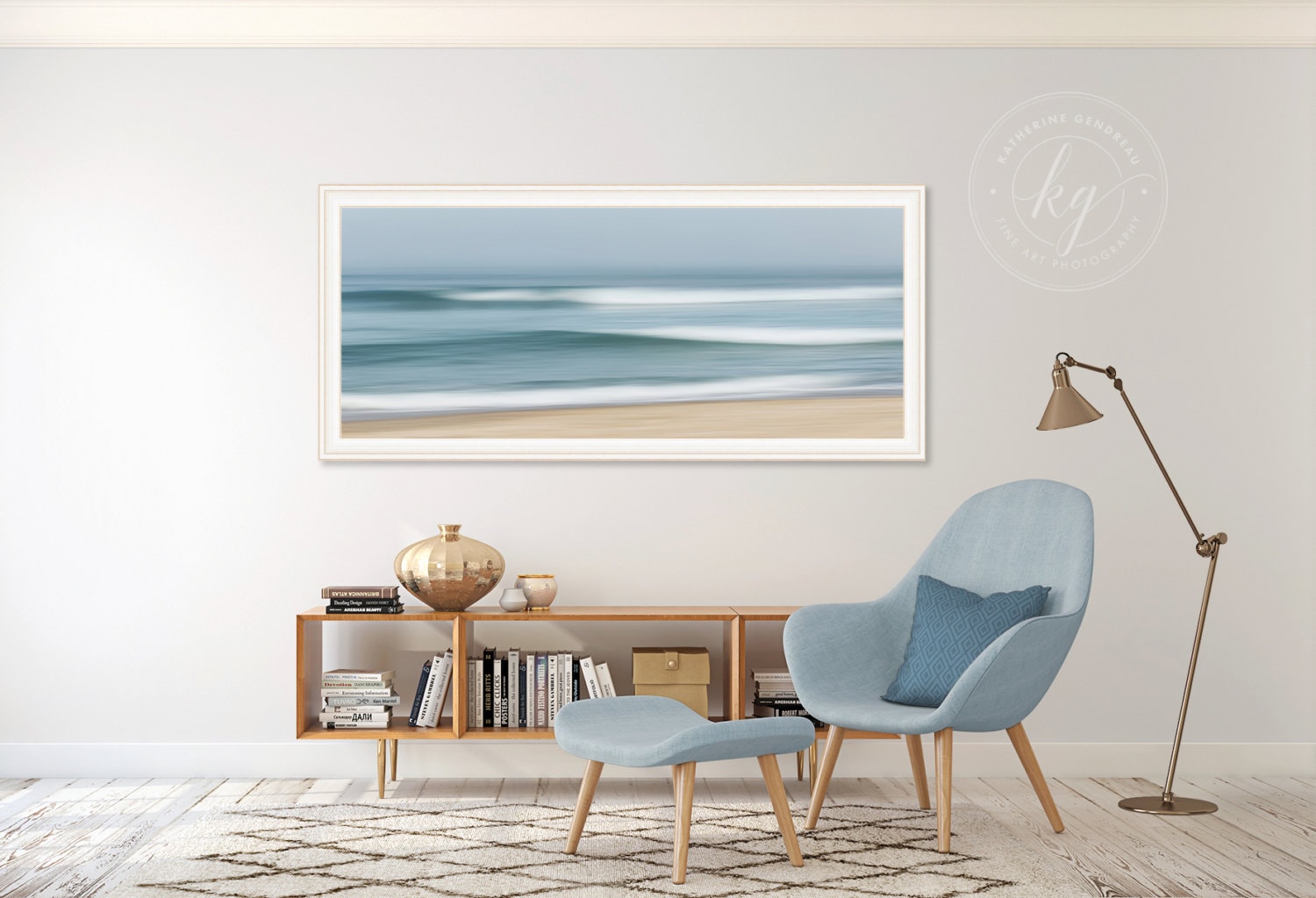 Framed Ocean Beach Artwork Coastal Seascape Photography Etsy