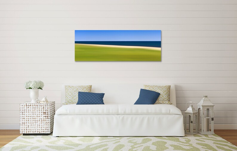 Abstract Art Large Canvas Wall Art Beach Decor Coastal Wall Etsy