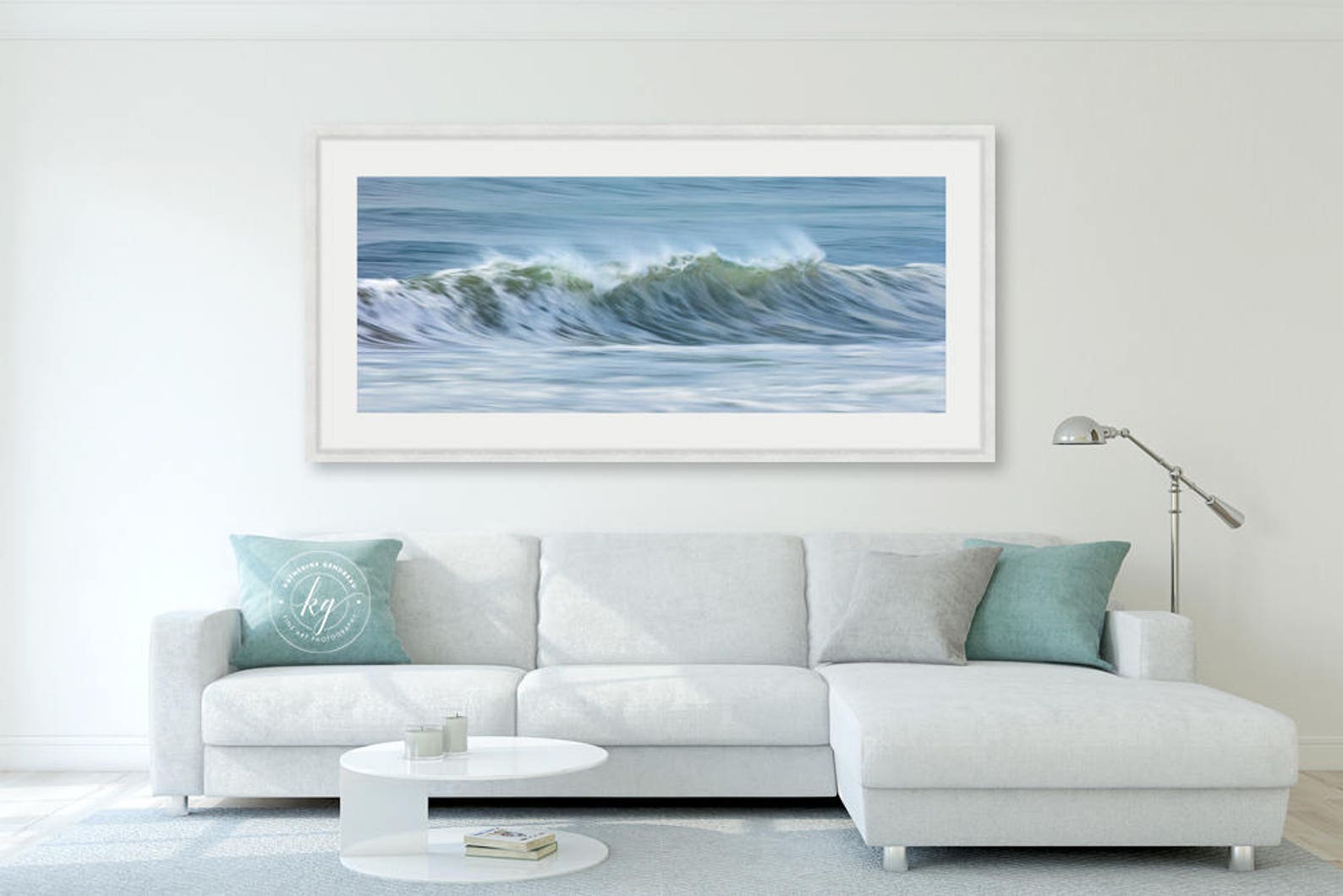 Coastal Framed Art Ocean Wave Panorama Panoramic Sea Etsy